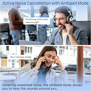 Wantek USB Headset with Microphone for PC Laptop, Noise Cancelling Business Office Headsets For Call Center Working Team Meeting Online Conference