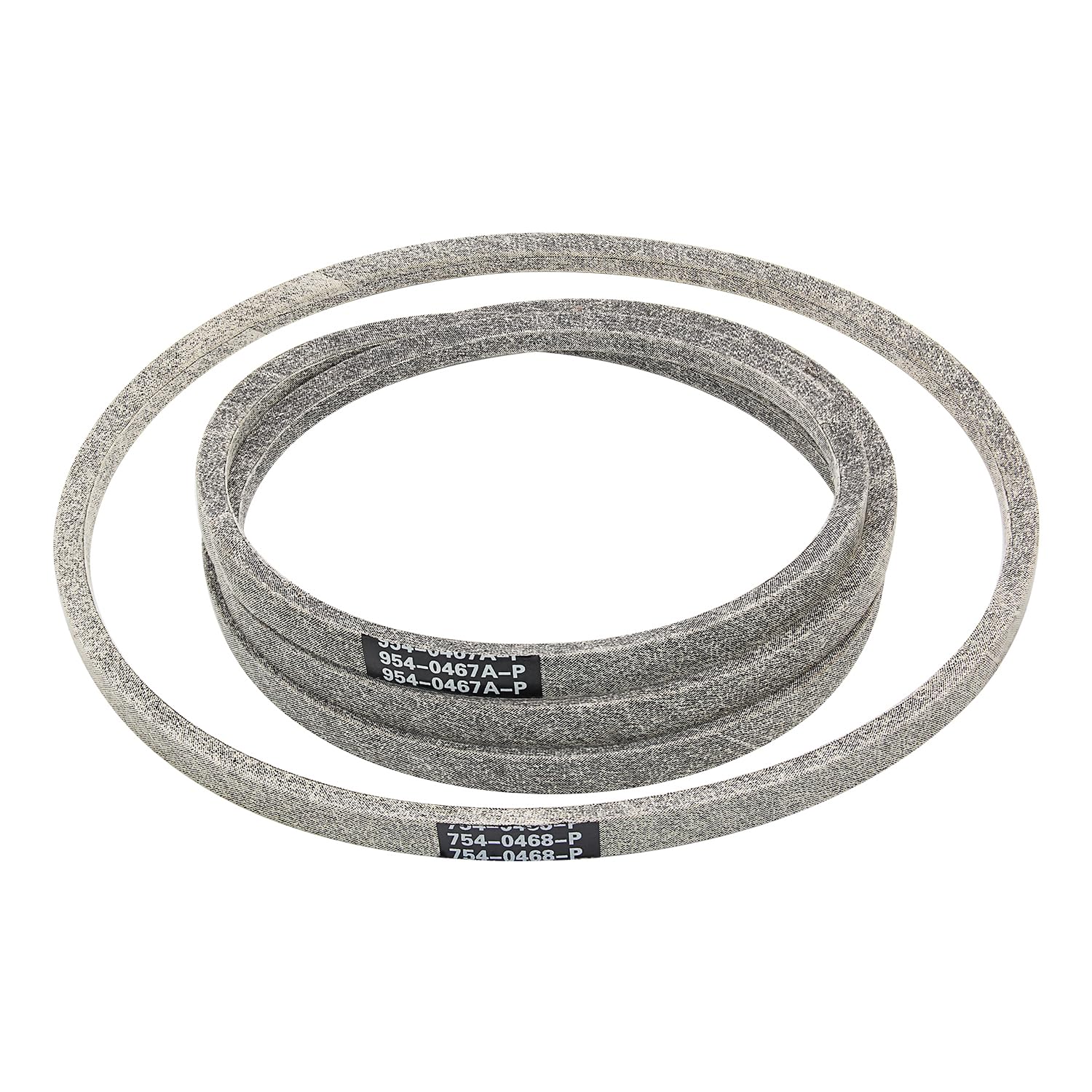 754-0467+754-0468 - Correa de transmisión para cortacésped/cable de Kevlar (5/8 x 91 pulgadas/5/8 pulgadas x 41) para MTD/Cub Cadet/Toro LX500 LX420 LX425