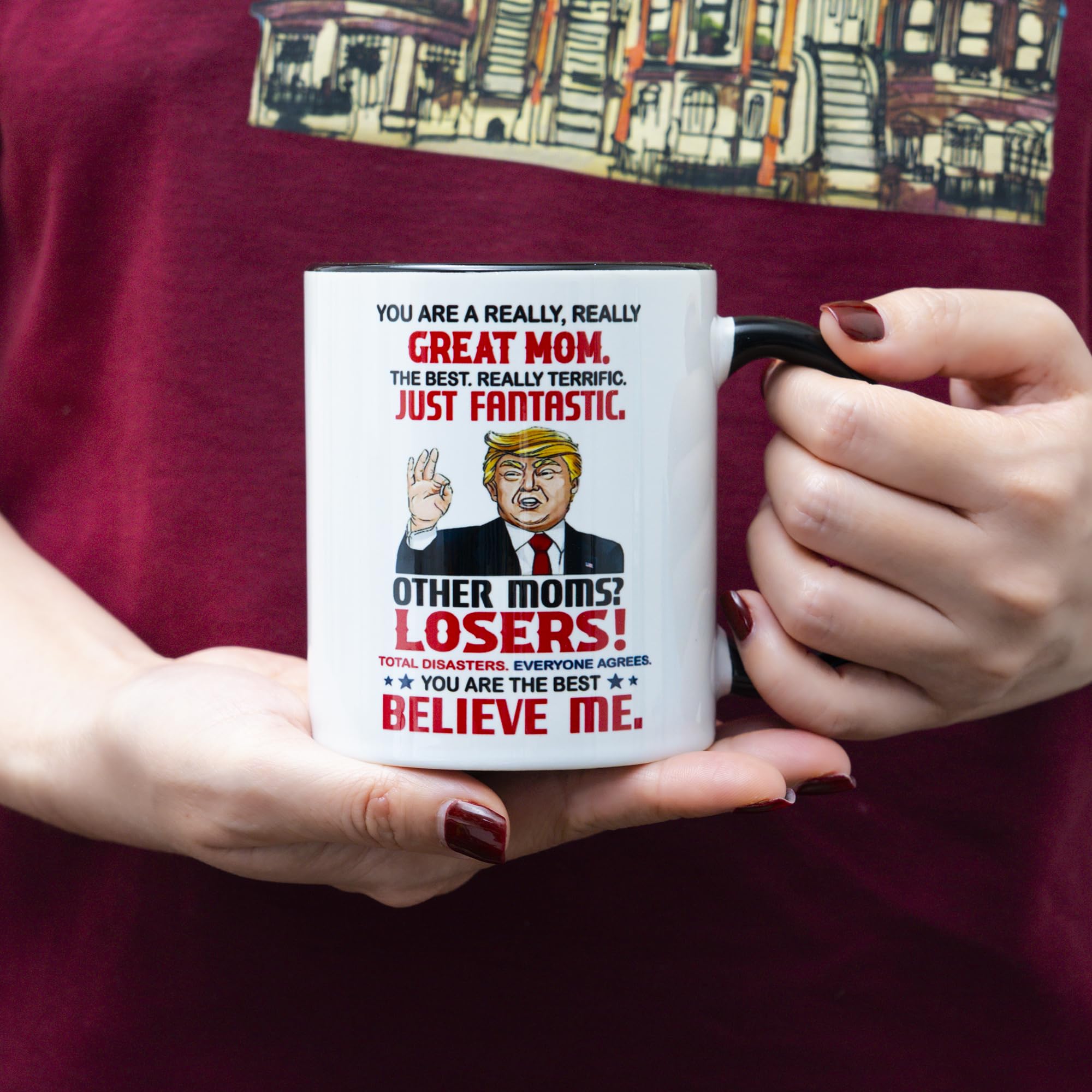 Amazon.com: Mom Coffee Mug 11 OZ, Funny Mother's Day Gift, Unique Cup for  Mom, Mommy, Mama from Daughter, Son, or Husband, Birthday or Christmas Gift  (MOM) : Home & Kitchen