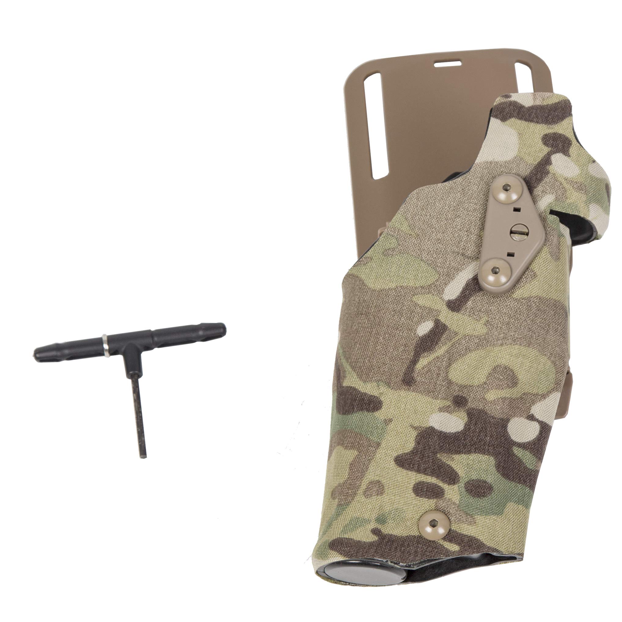 ECOTRIC Tactical Holste Compatible with Glock 19/23 Cord Multi-Camo Right Hand