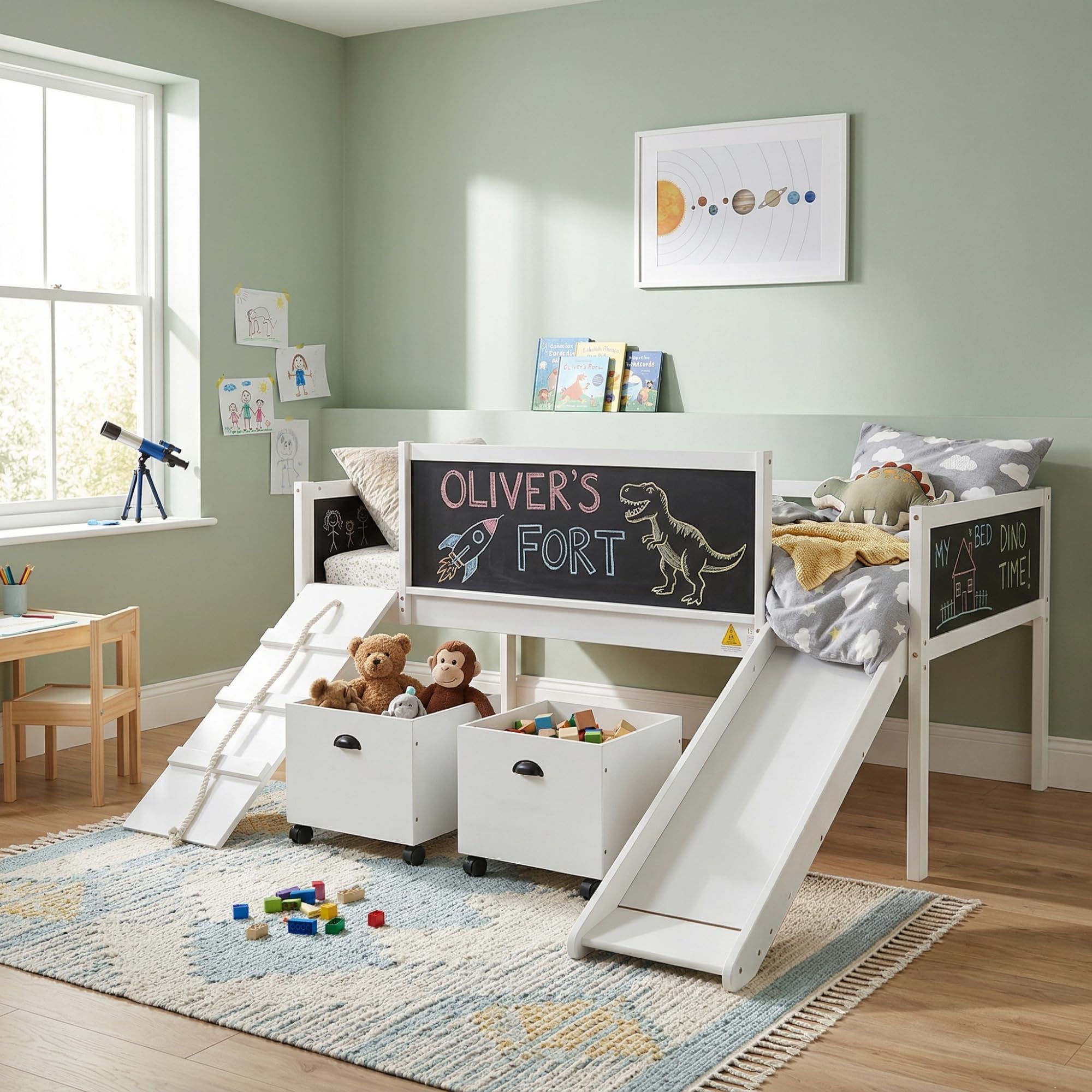Bellemave Low Loft w/Slide