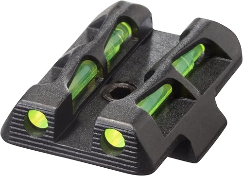 GLLW11 HIVIZ Sight Systems, mira trasera Litewave, Glock 42 pulgadas .380, verde, rojo y negro, talla única