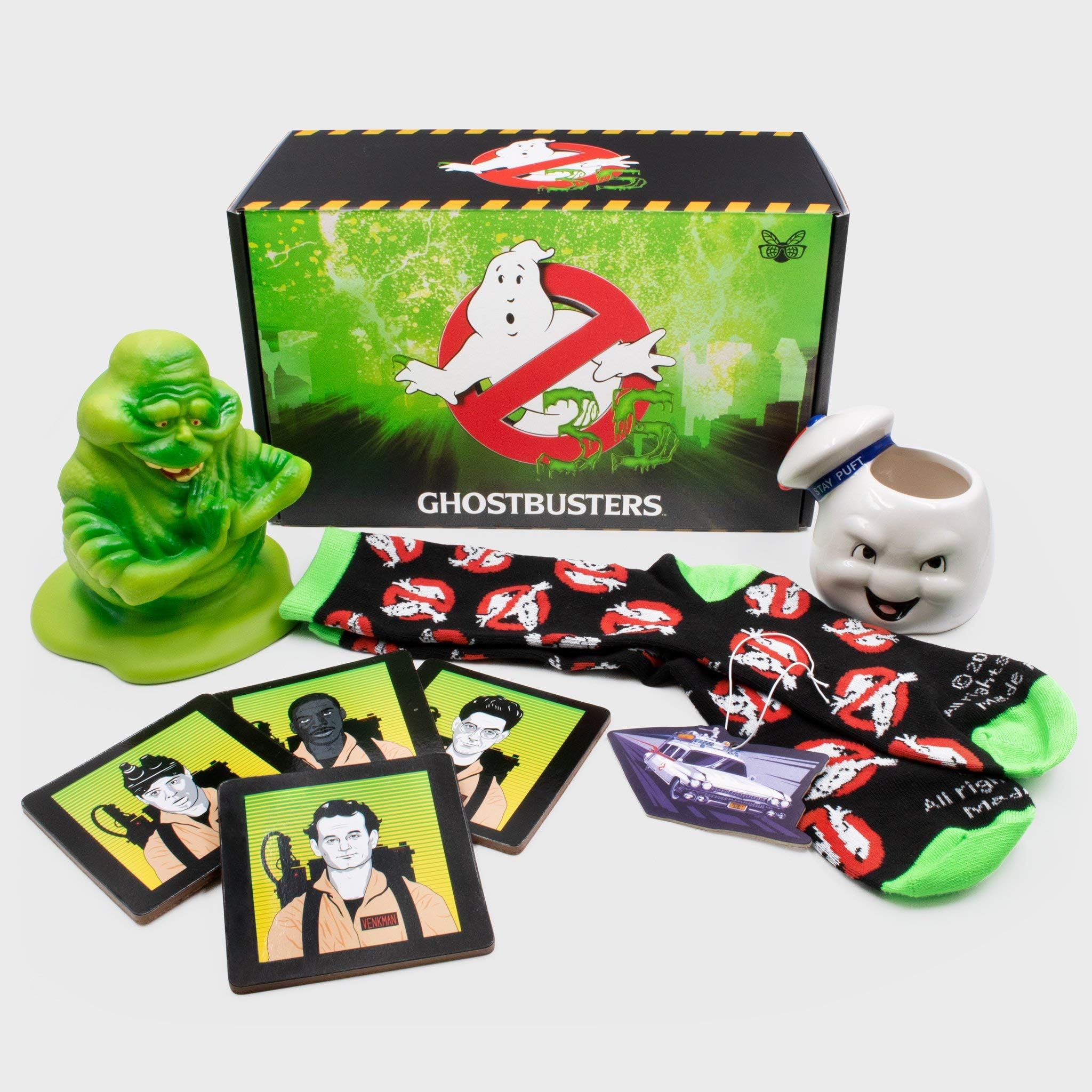 Culturefly Ghostbusters Classic 35th Anniversary Collector's Gift Box 5 Exclusive Items - Officially Licensed