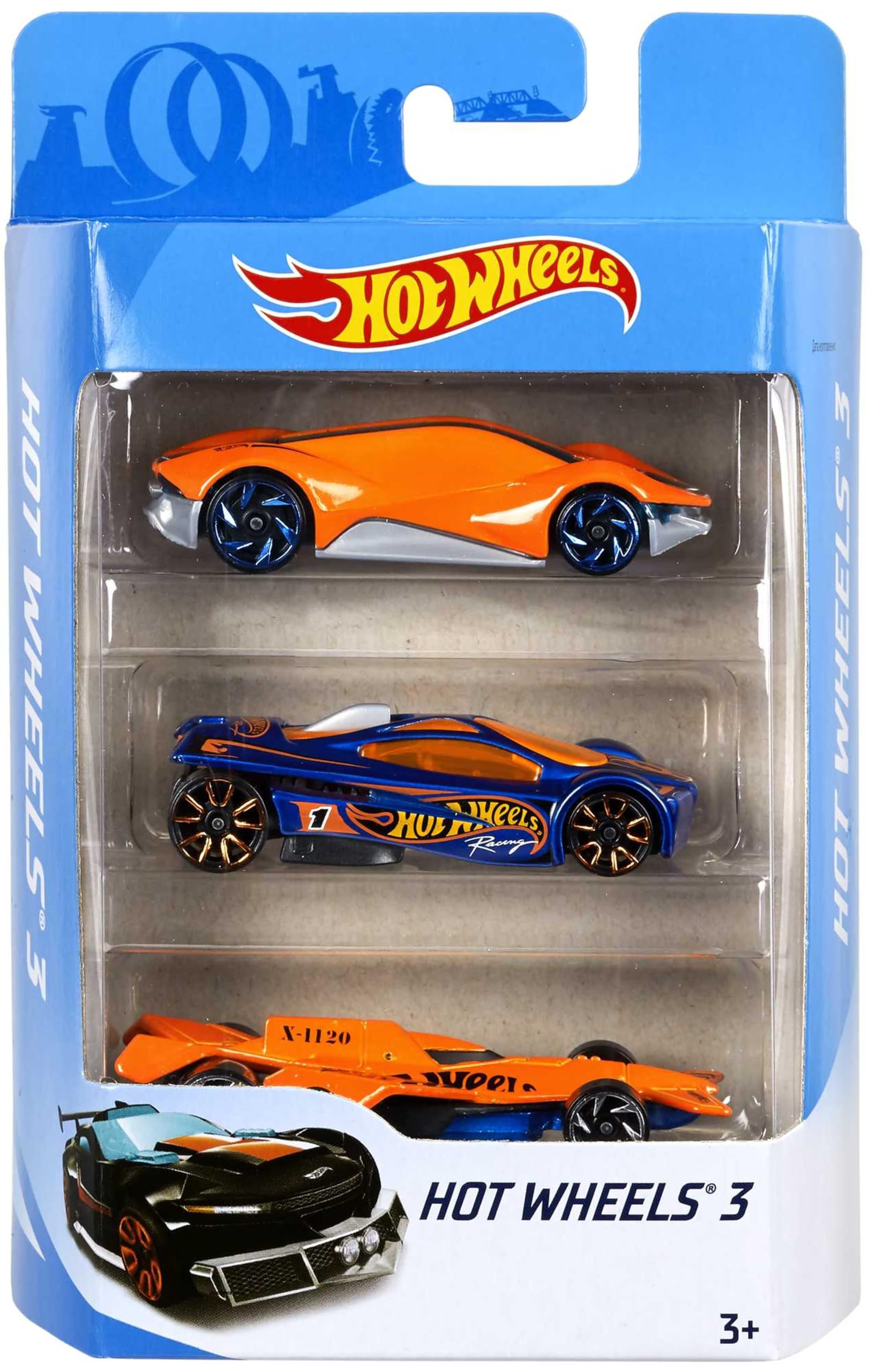Amazon.com: Hot Wheels 3 Car Pack, Multipack of 3 Vehicles