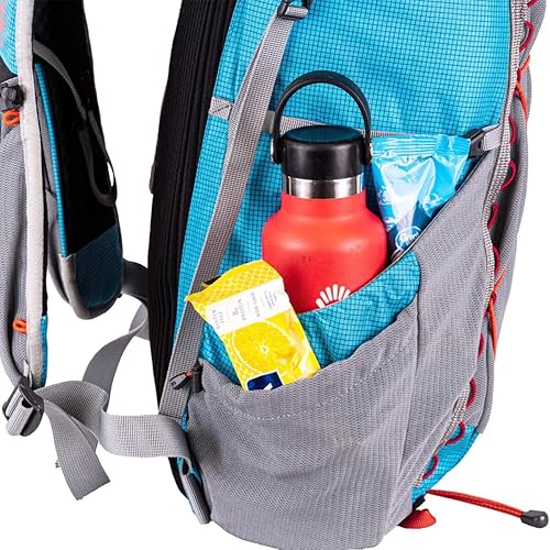 Miniatura 3 de Mountainsmith Zerk Mochila de senderismo ultraligera, 40 litros, azul cian