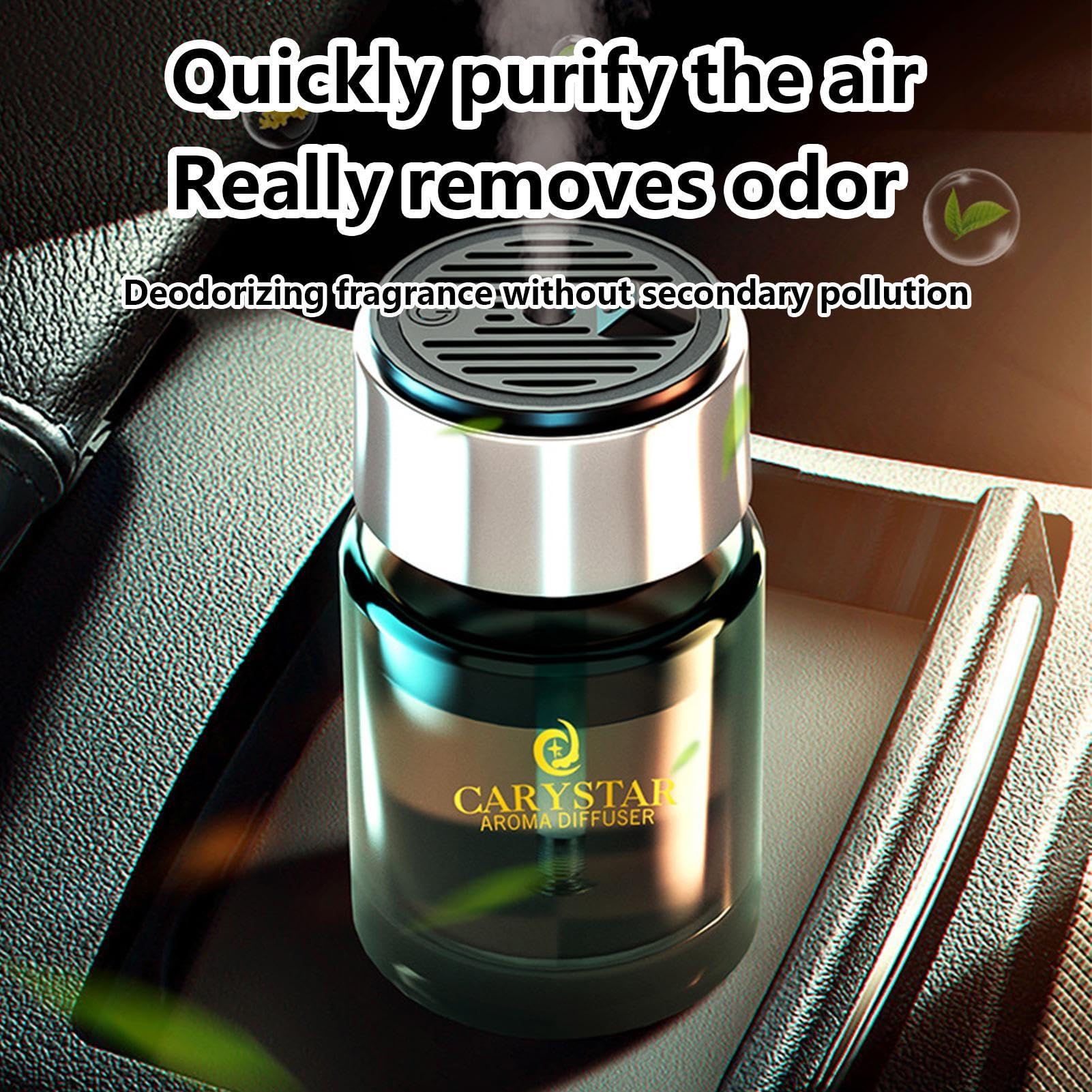 Diffusore di olio per auto, diffusore di profumo per auto, portatile | Sensore per auto, romantico, portatile, per auto, camera da letto, bagno