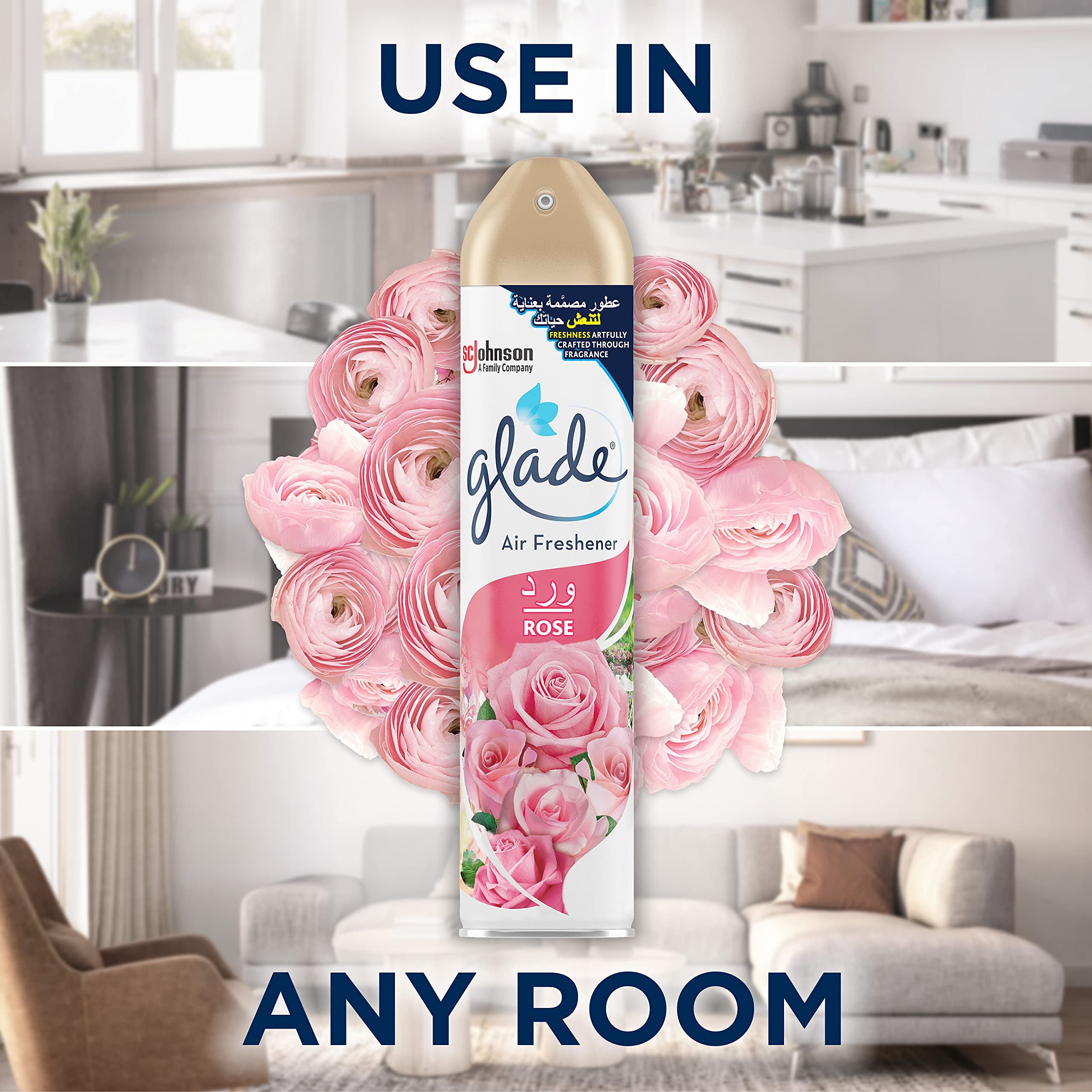Glade Air Freshener Rose 300ml ubicaciondepersonas.cdmx.gob.mx