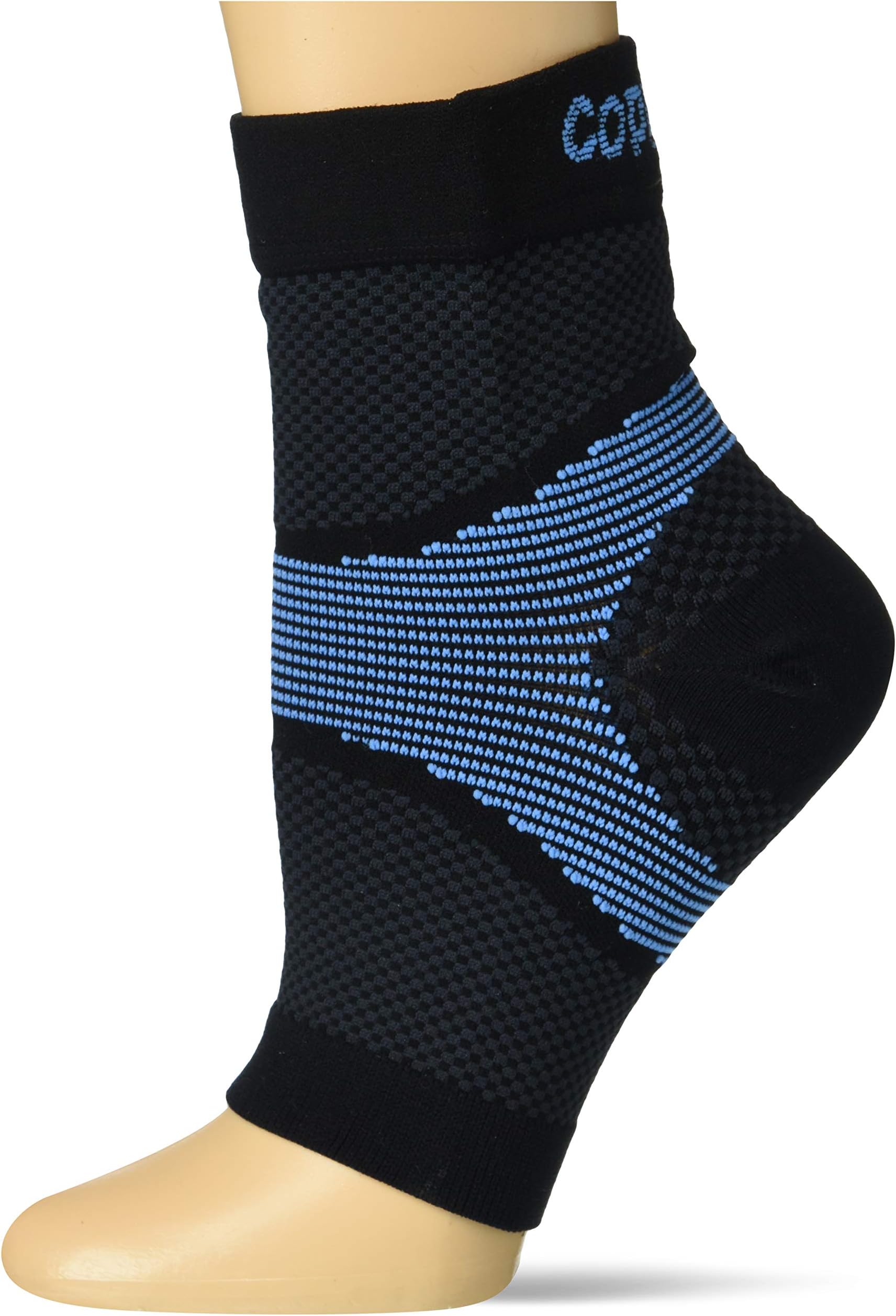 ICE Plantar Fascia Compression Foot and Ankle Sleeve Infused with Menthol, Large/X-Large, 1 Pair