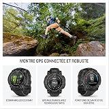 Garmin Instinct 3, AMOLED - Montre GPS connectée et robuste avec un écran AMOLED - Noire avec bracelet noir - Boîtier 45 mm - 2