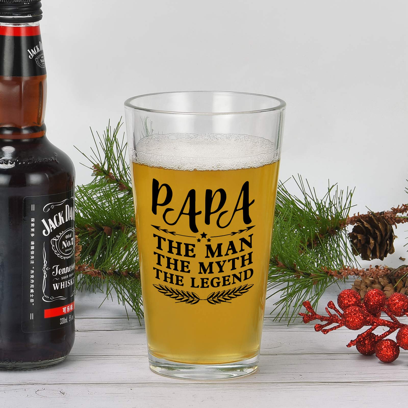Lustiges Bierglas Mit Spruch „This Used To Be Water“ (473,6 Ml) – Geschenk Für Papa, Ehemann & Bierliebhaber
