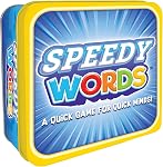FoxMind Games: Speedy Words Quick Word Game, On The Go Educational Kids and Adult Card Games, 15 Minute Fun Game for 2 Players or More, Card Game for Family Night, Perfect Stocking Stuffers for Kids