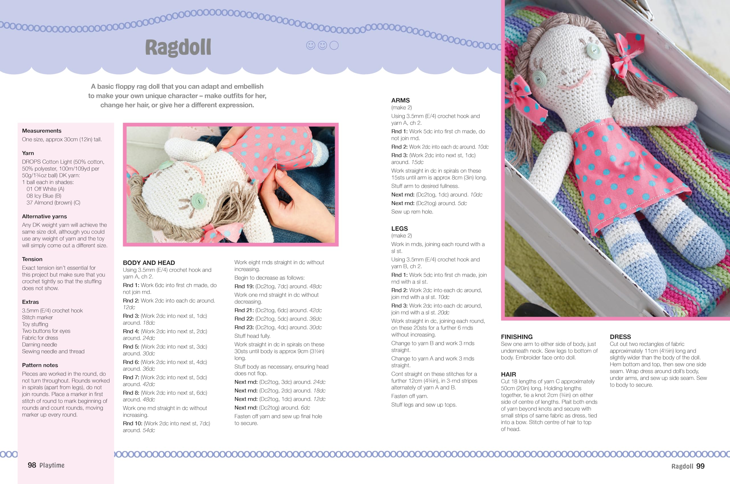 Easy Crochet for Kids: 35 Fun and Simple Projects for Children Aged 7 Years +