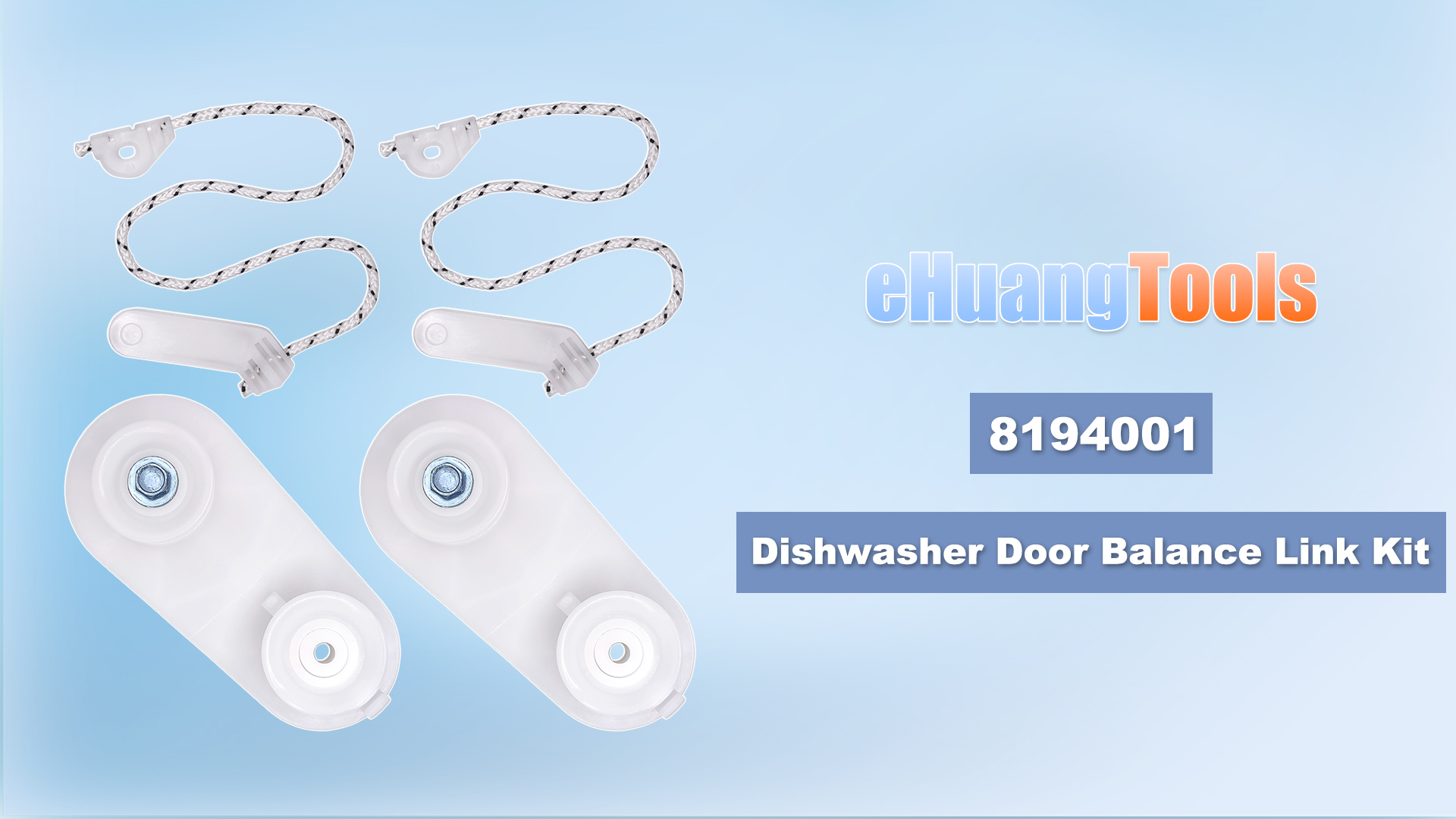 8194001 Dishwasher Door Balance Link Kit for Whirlpool KitchenAid