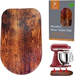Wooden Sliding Mat Compatible with Kitchen Aid 6/7/8Qt Bowl-Lift Stand Mixer