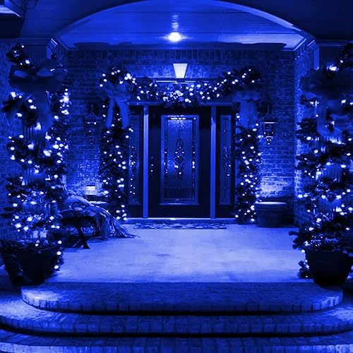 Miniatura 4 de Dazzle Bright Mini cadena de luces de Navidad, 150 unidades, 33 pies, impermeables, incandescentes, decoraciones de Navidad conectables para