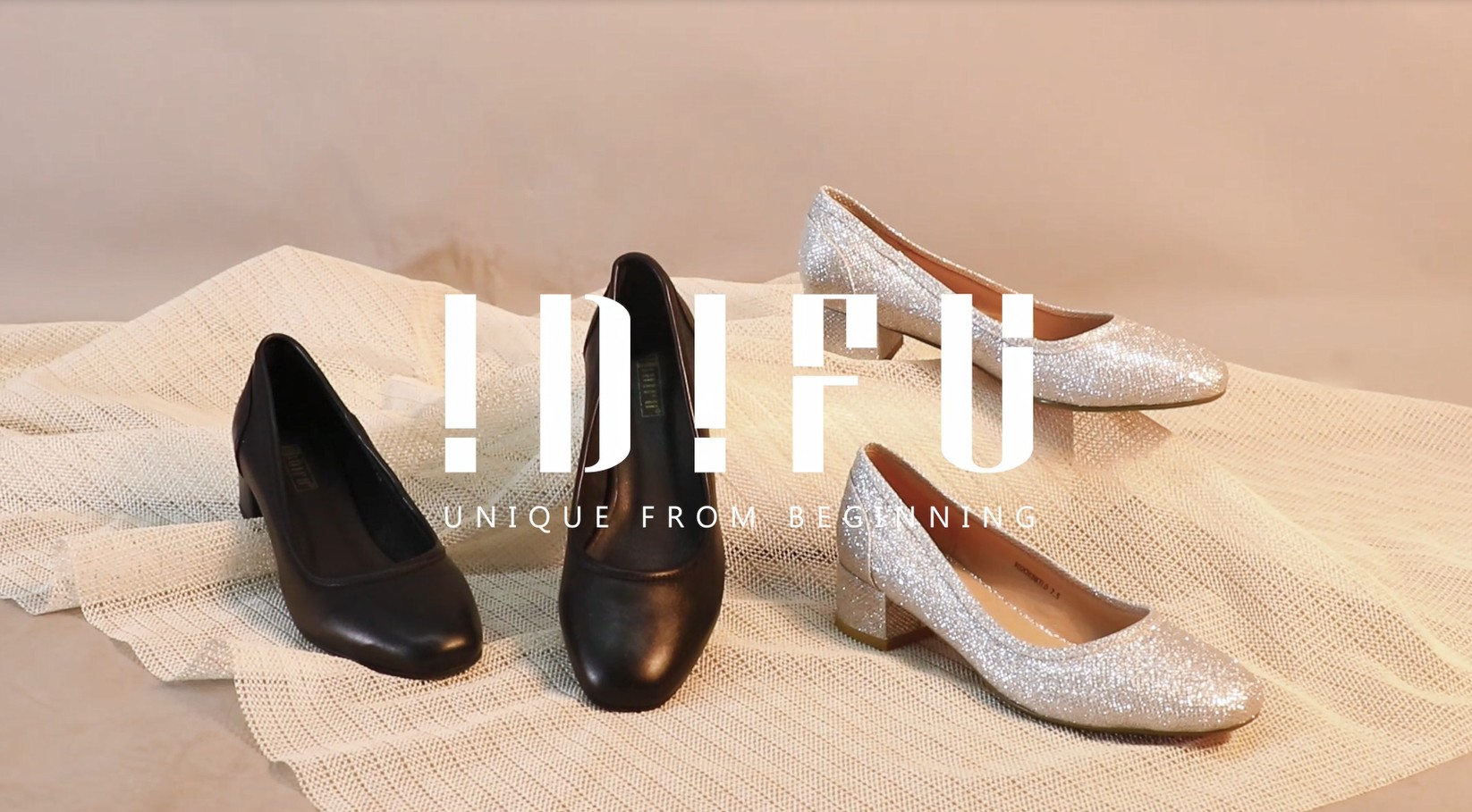 Amazon.com | IDIFU Women's RO2 Low Chunky Heel Pumps Closed