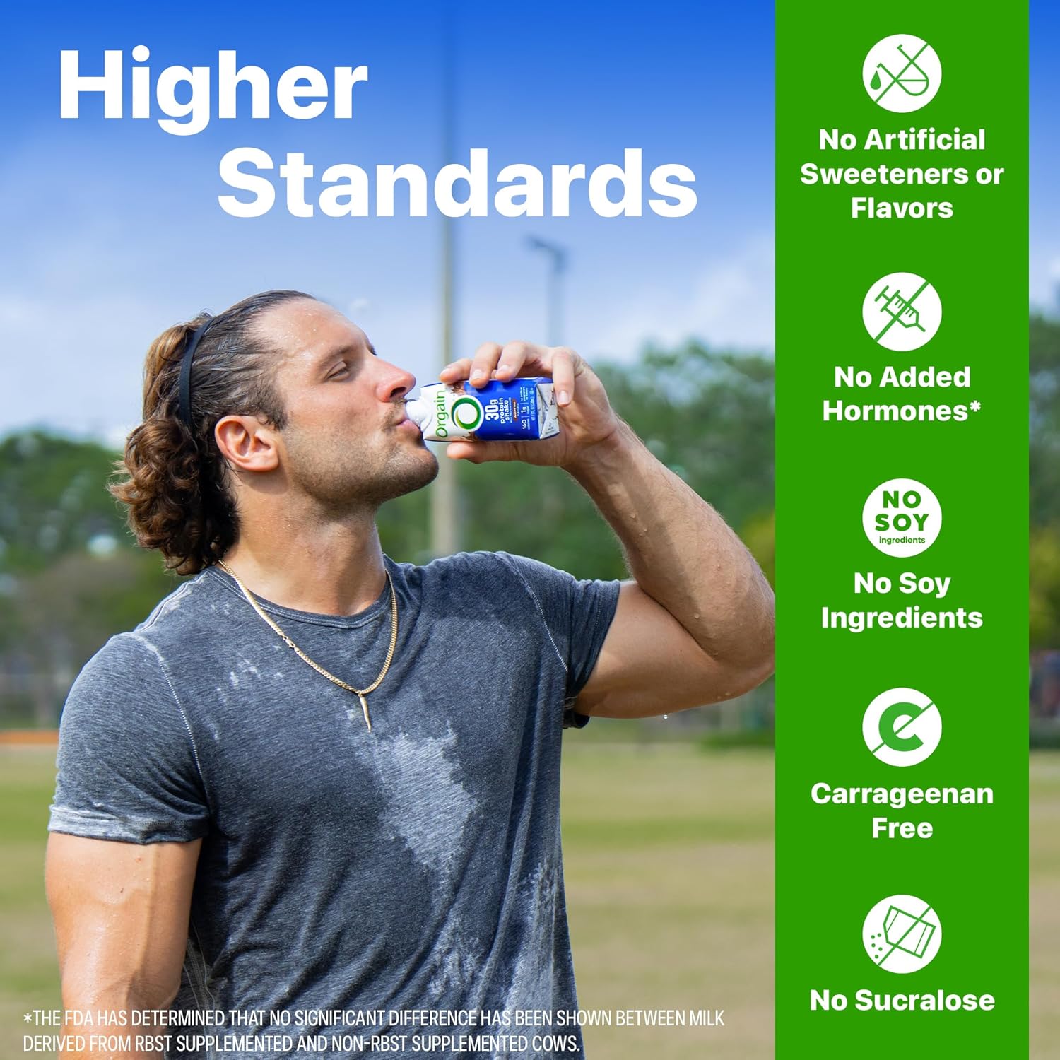 Orgain 30G High Protein Shake, Dairy Isolate Milk Protein, C...