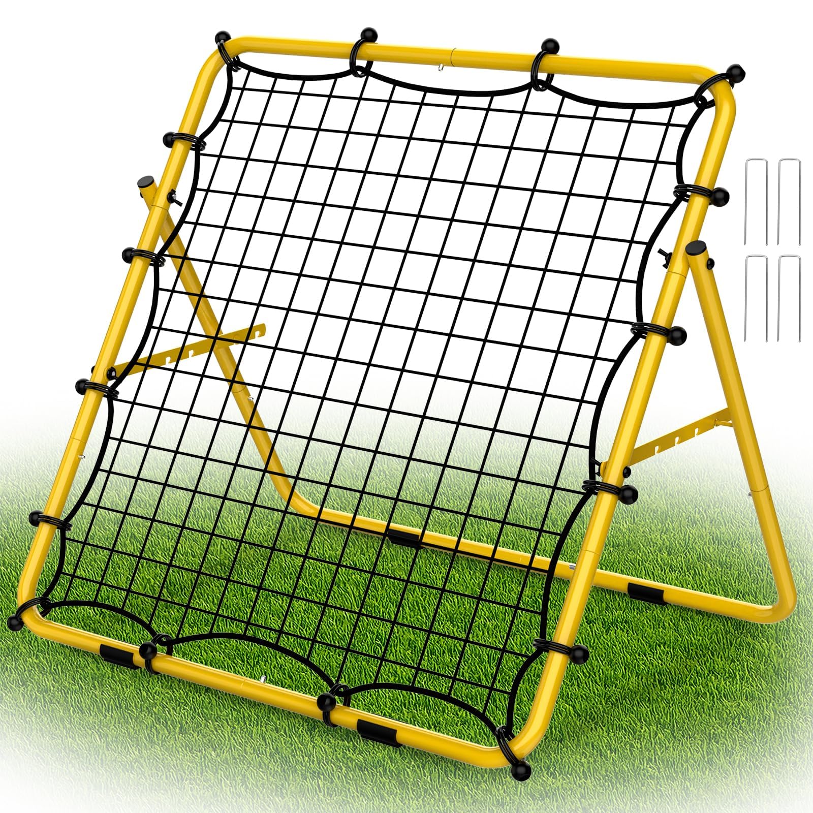 LIANTRAL Volleyball Rebounder Net, Bounce Back Trainer for Baseball, Soccer