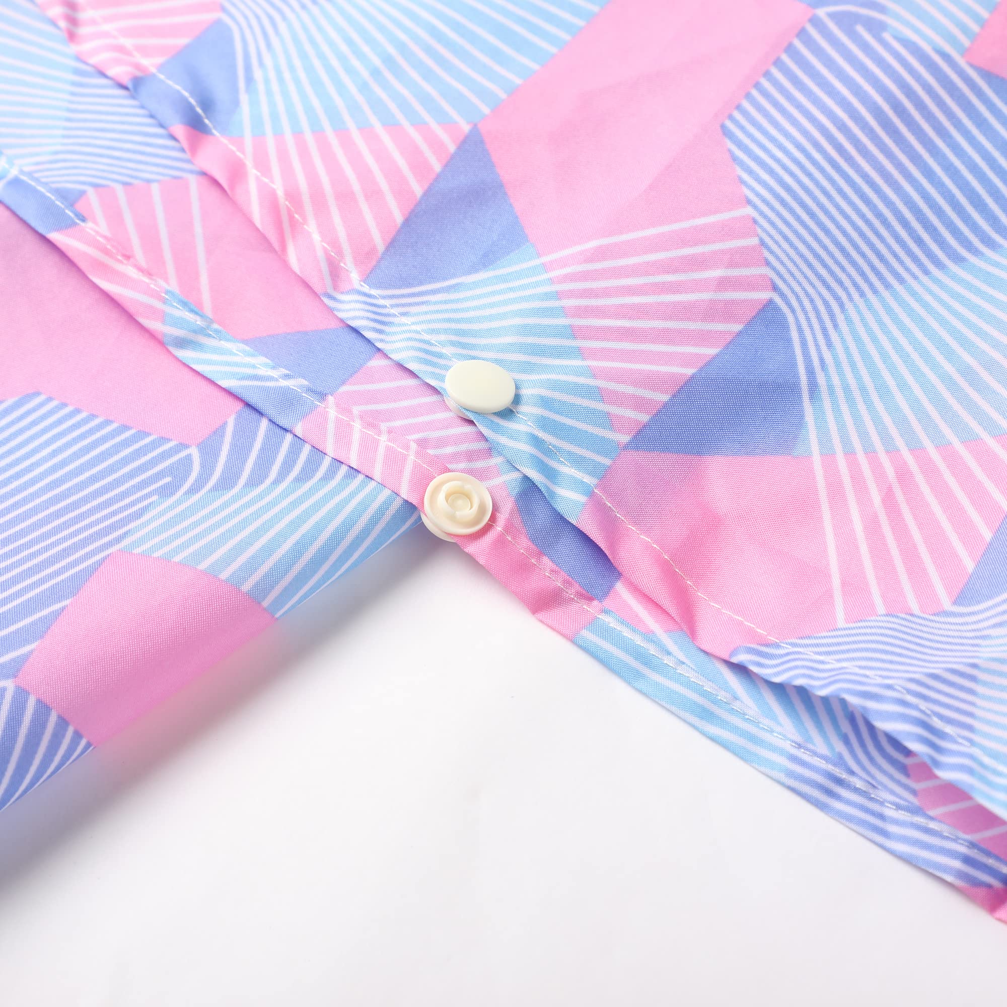 QIKADO Poncho Antipioggia Bambino, Poncho Pioggia Bambina con Cappuccio e Bottoni Portatile