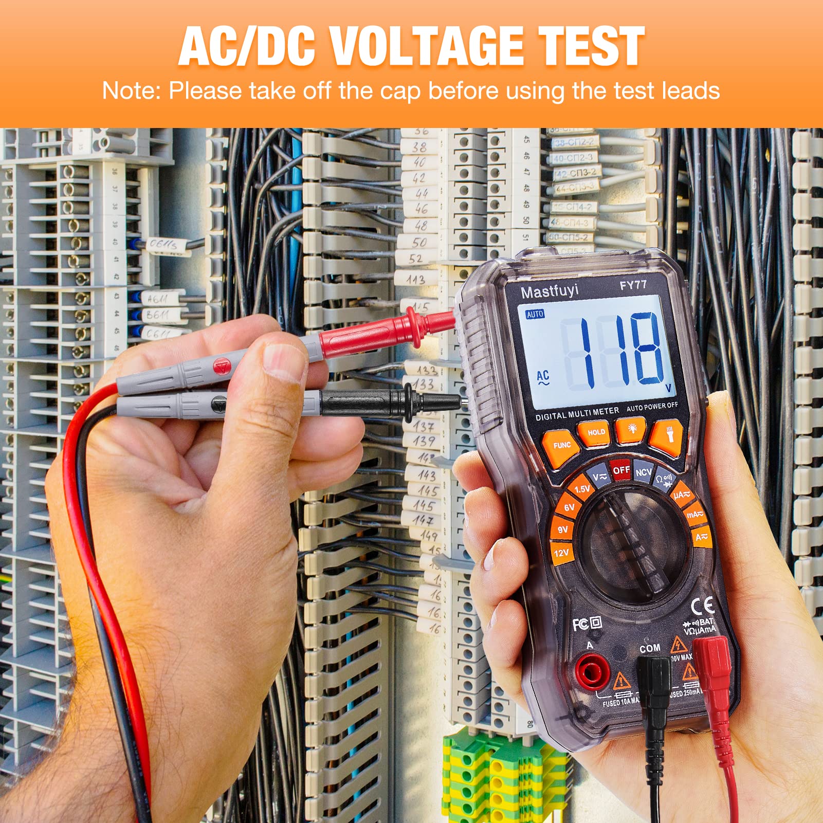 Buy Digital Multimeter, NCV Contactless Multi Tester, Battery Tester