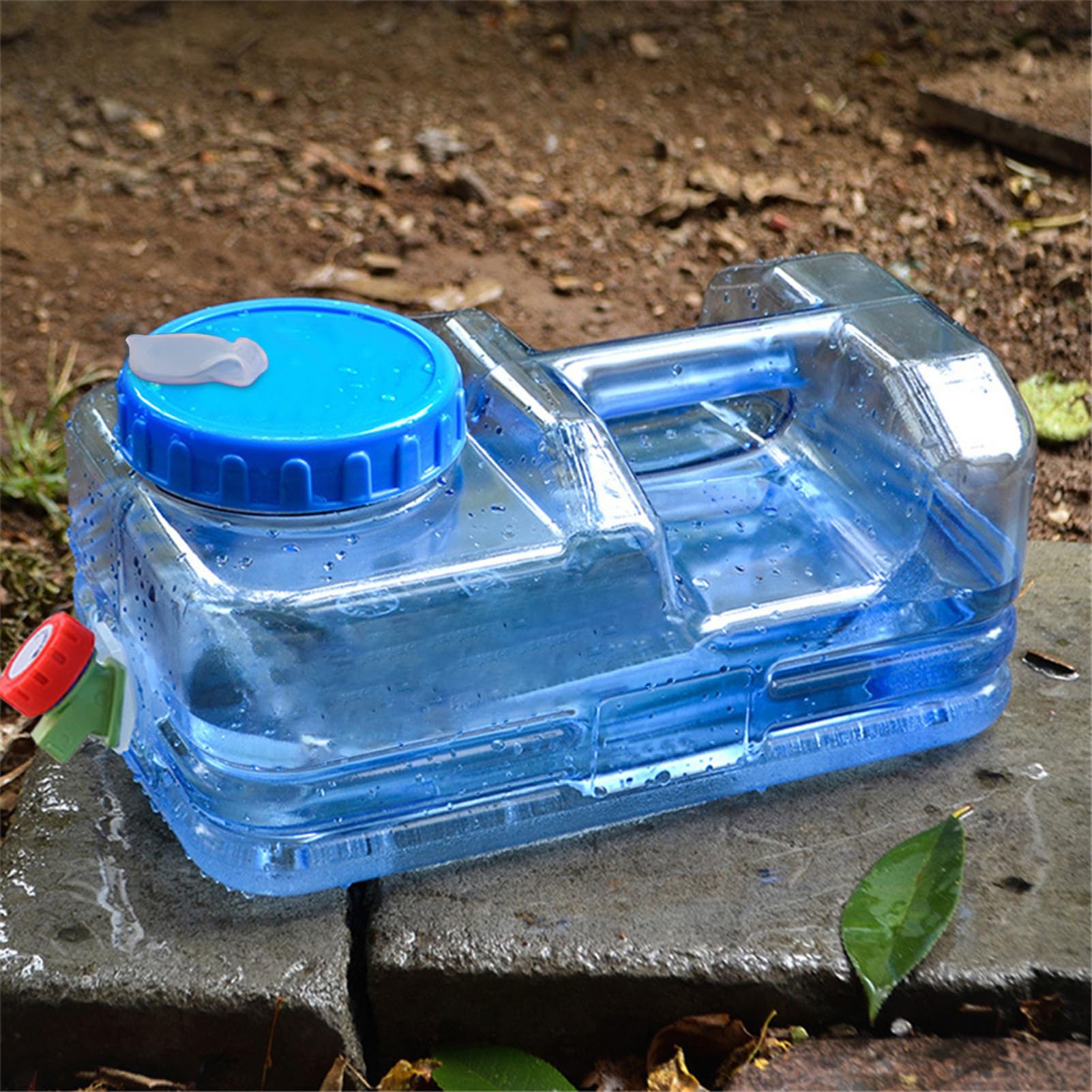 Generisch Tanica per Acqua con Rubinetto e Tappo a Vite, Contenitore per | Acqua Potabile, Grande Serbatoio 'Acqua con Rubinetto Serbatoio 'Acqua per Escursioni, Campeggio, Picnic, roulotte