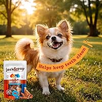 Vista 7 de Jack&Pup Bully Bites (bolsa de 2 libras), palitos pequeños para perros pequeños, masticables de 1-3 pulgadas para cachorros, personas mayores