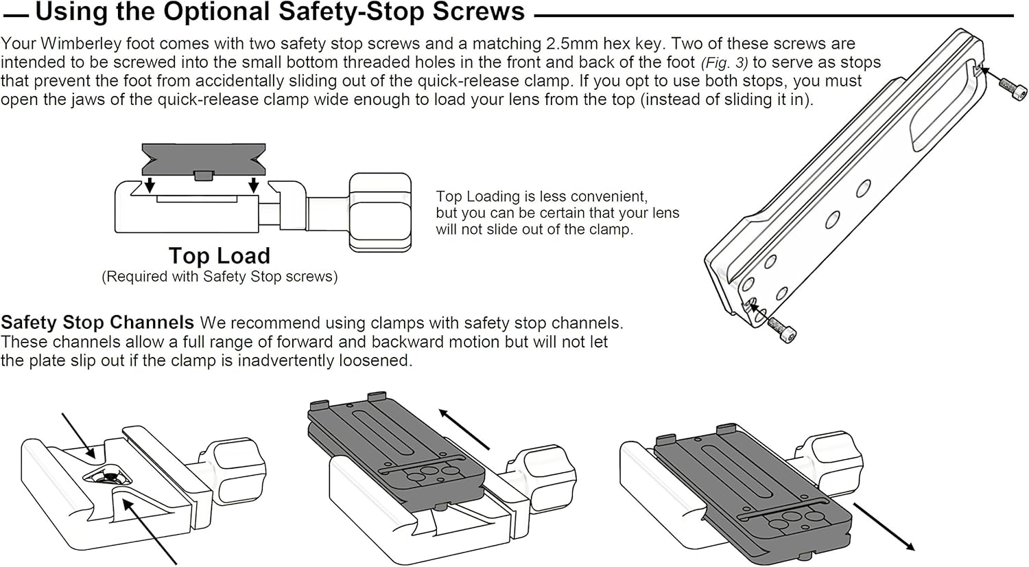 WIMBERLEY AP-452 Replacement Lens Foot for Nikon 400 f2.8 AF-S I,II, VR I,II and 600 f4.0 AFS II, VR I,II - Arca-Swiss Style - Made in USA