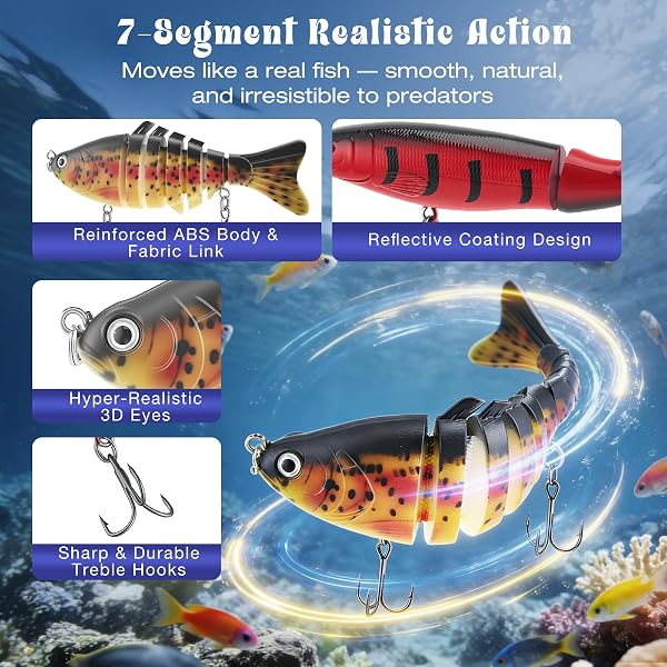 Regalo per Pescatori, 104 Pezzi Scatola Sorpresa Accessori da Pesca, Kit Completo da Pesca per Uomo, Attrezzatura da Pesca, Regalo Pescatore, Mystery Box Articoli da Pesca - 4