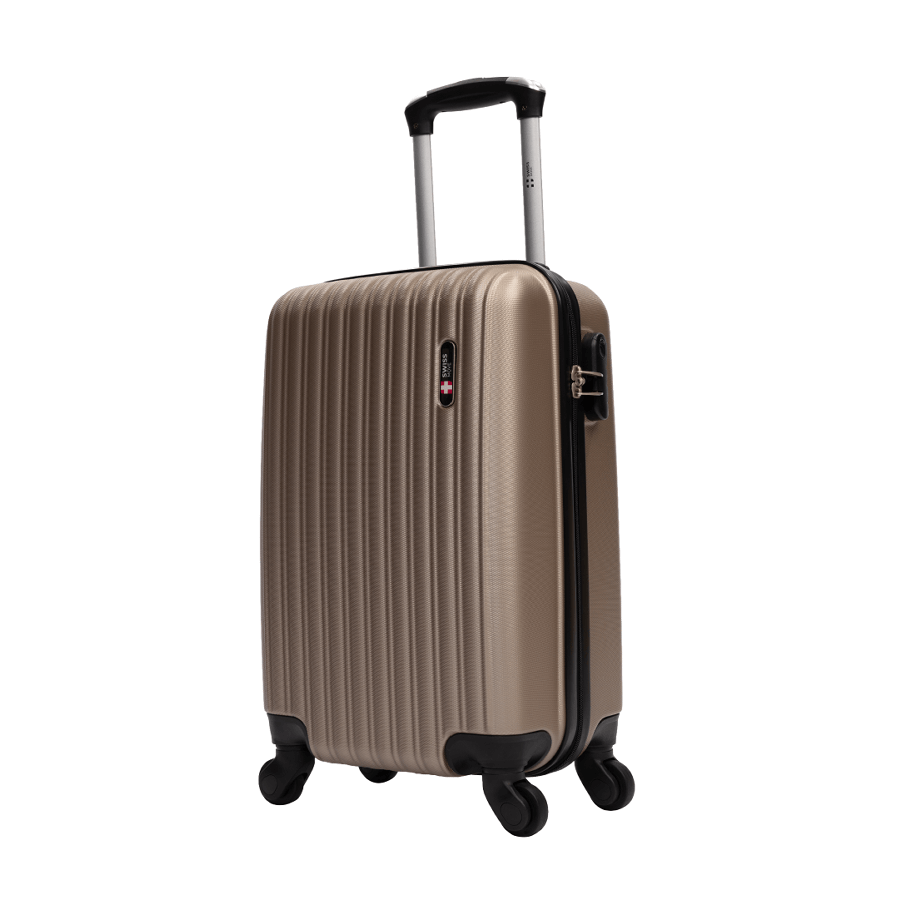 Mala de viagem bordo Pequena 10kg Londres Swiss Move Champagne
