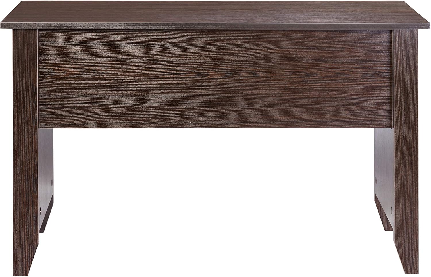 Eleanor Espresso Woodgrain Desk with Drawers & USB Port