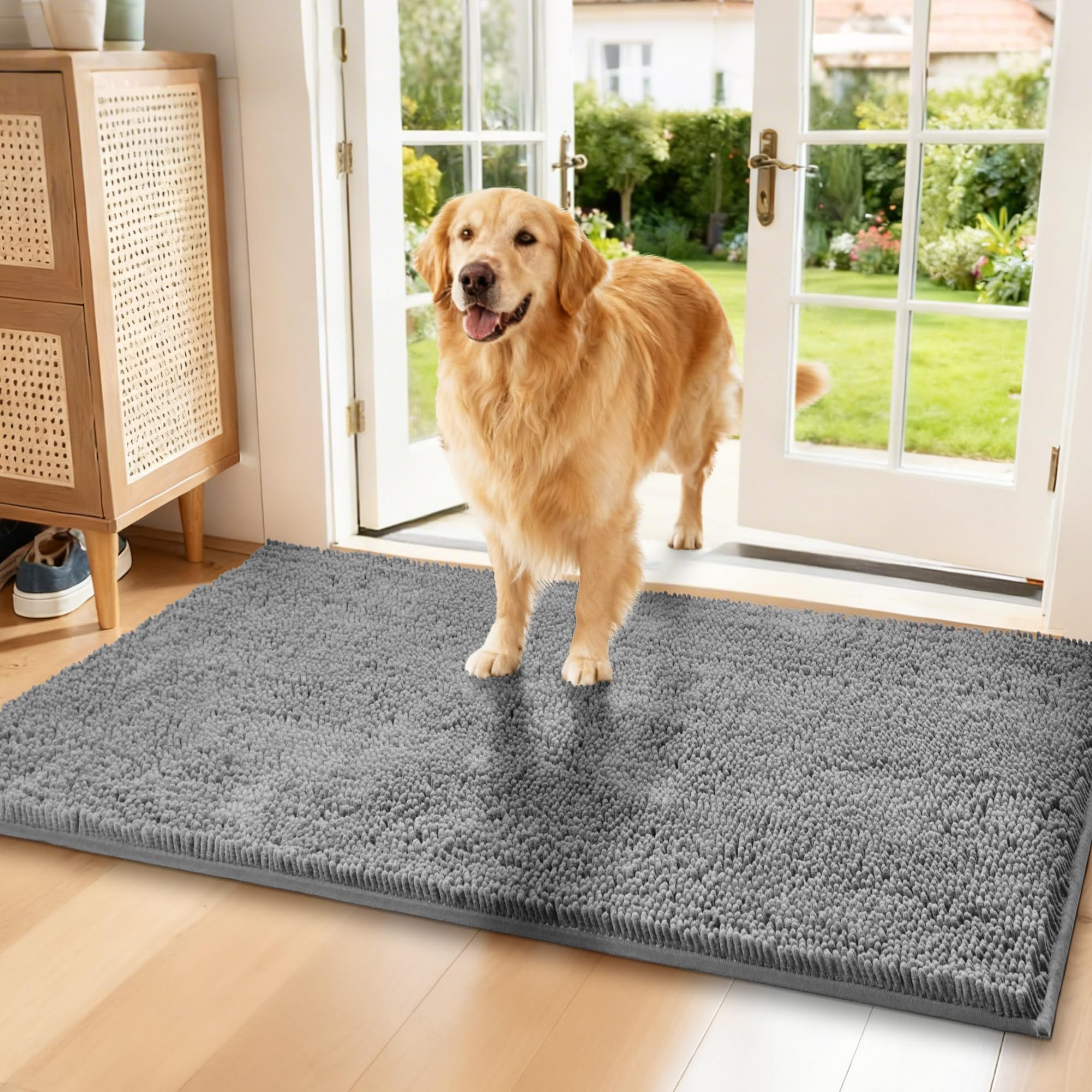 Naturei Chenille Absorbent Door Mat