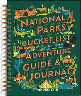 Wanderstate National Parks Bucket List Journal: All-in-One Planner, Guide, Adventure Journal & Stamp Book for 63 Parks