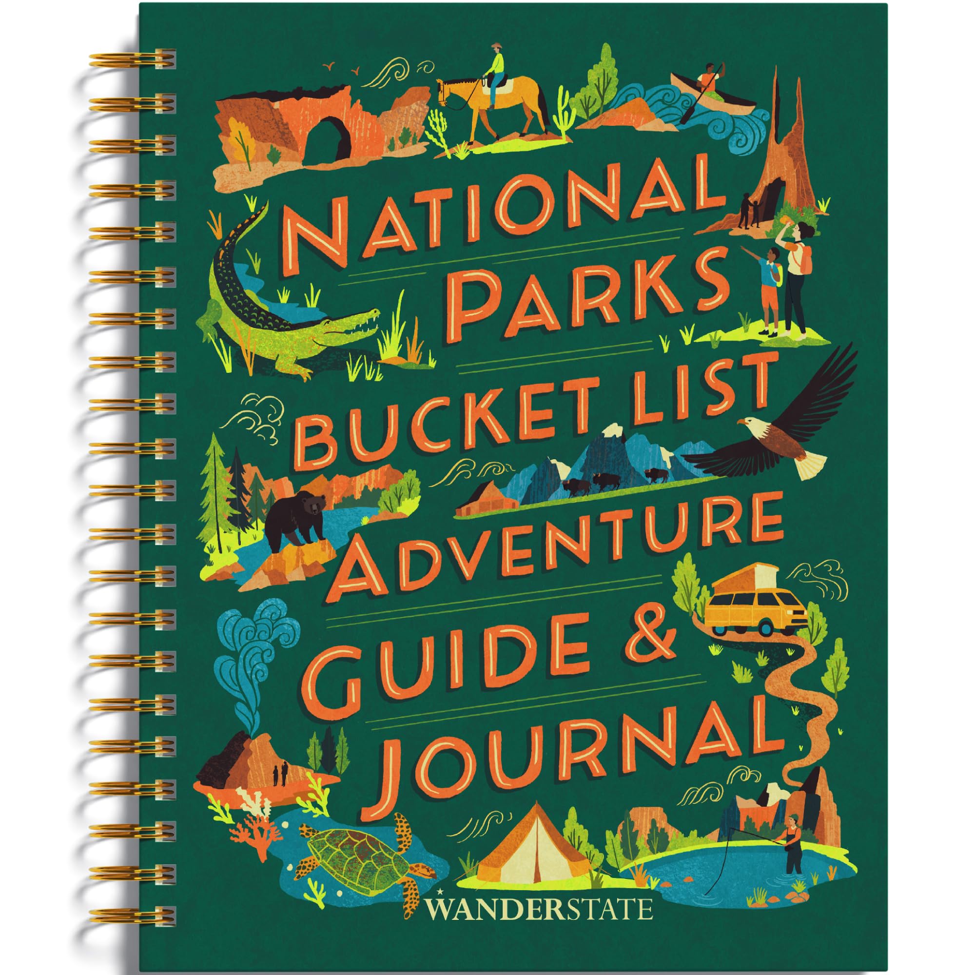 National Parks Bucket List Adventure Guide & Journal: Your Way to Explore America's National Parks & Document Your Adventures for a Lifetime! (Planner, Travel Guide, Journal, Passport Stamp Book)