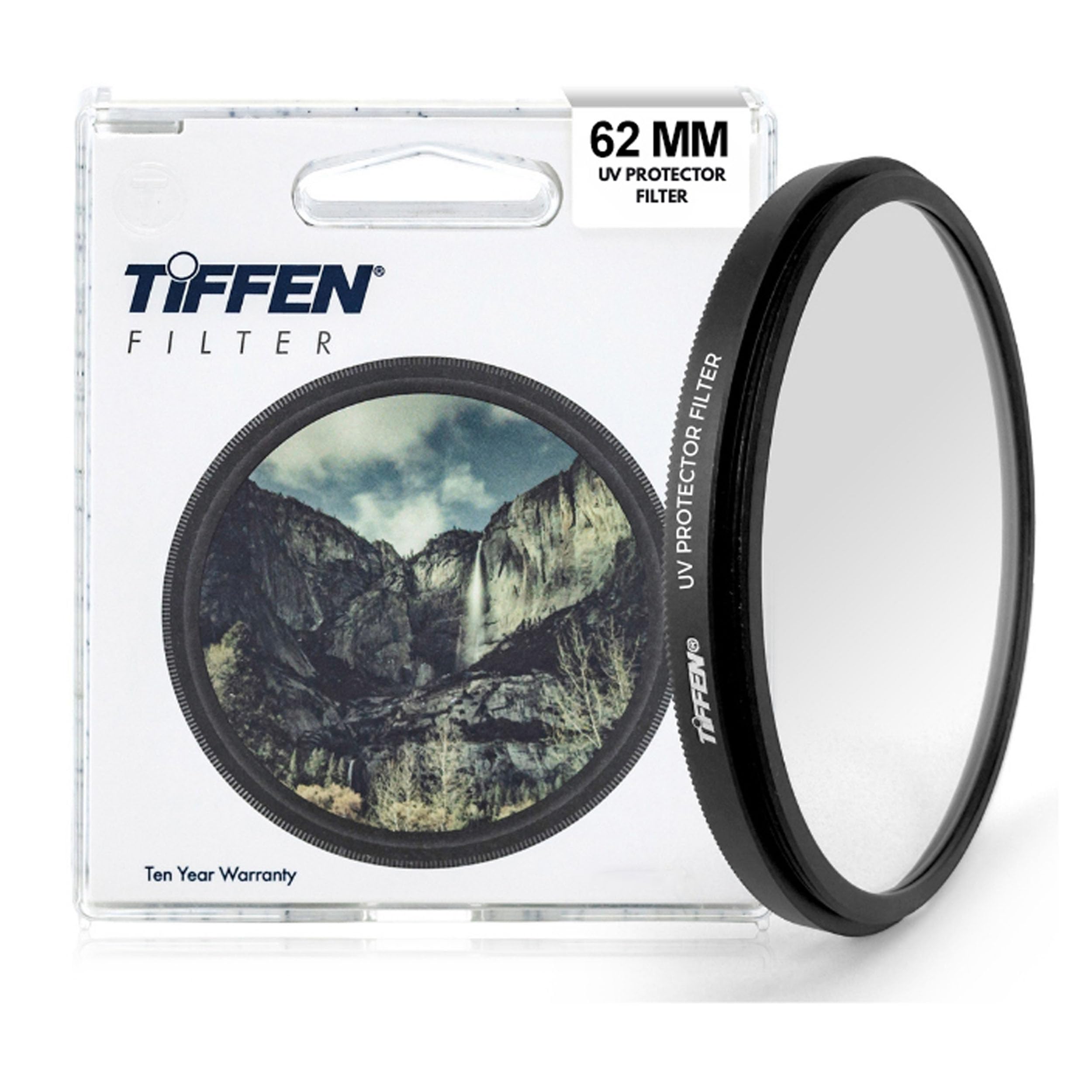 Tiffen 62mm UV Protector Filter 62mm Lens Filter Impact &amp; Scratch Resistant