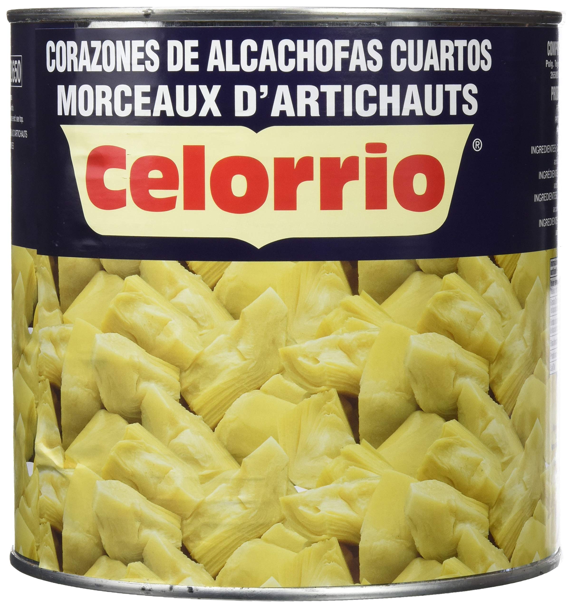 Celorrio 50 - 50033 Corazon Alcachofa Trozos Cocida Ii Lata - 3 kg