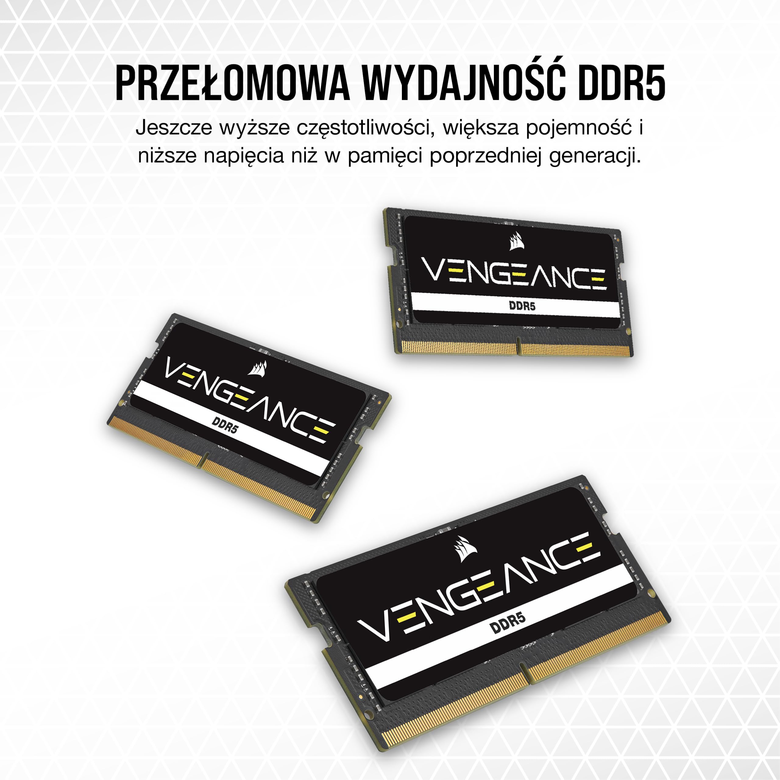 PCメモリ、VENGEANCE SODIMM DDR5 96GB 4800MHz CORSAIR VENGEANCE SODIMM DDR5 RAM 96GB (2x48GB) 4800MHz CL40