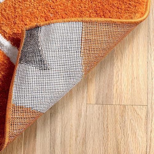 Miniatura 8 de nuLOOM Gabriela Alfombra de área contemporánea, 12 pies x 15 pies, naranja profundo, Polipropileno, Anaranjado Oscuro