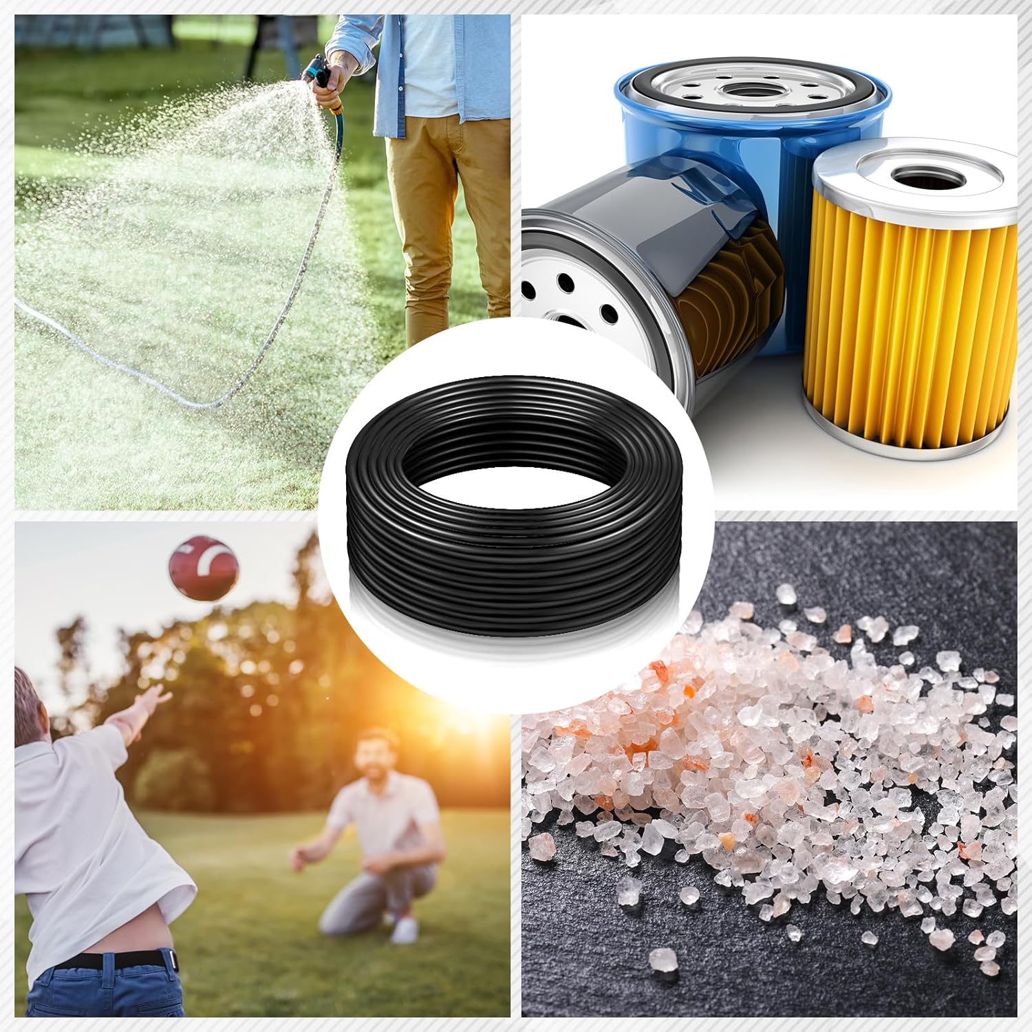 25 ft 6 AWG 19-Stranded THHN Black Copper Building Wire Electric Fence Ground Wire