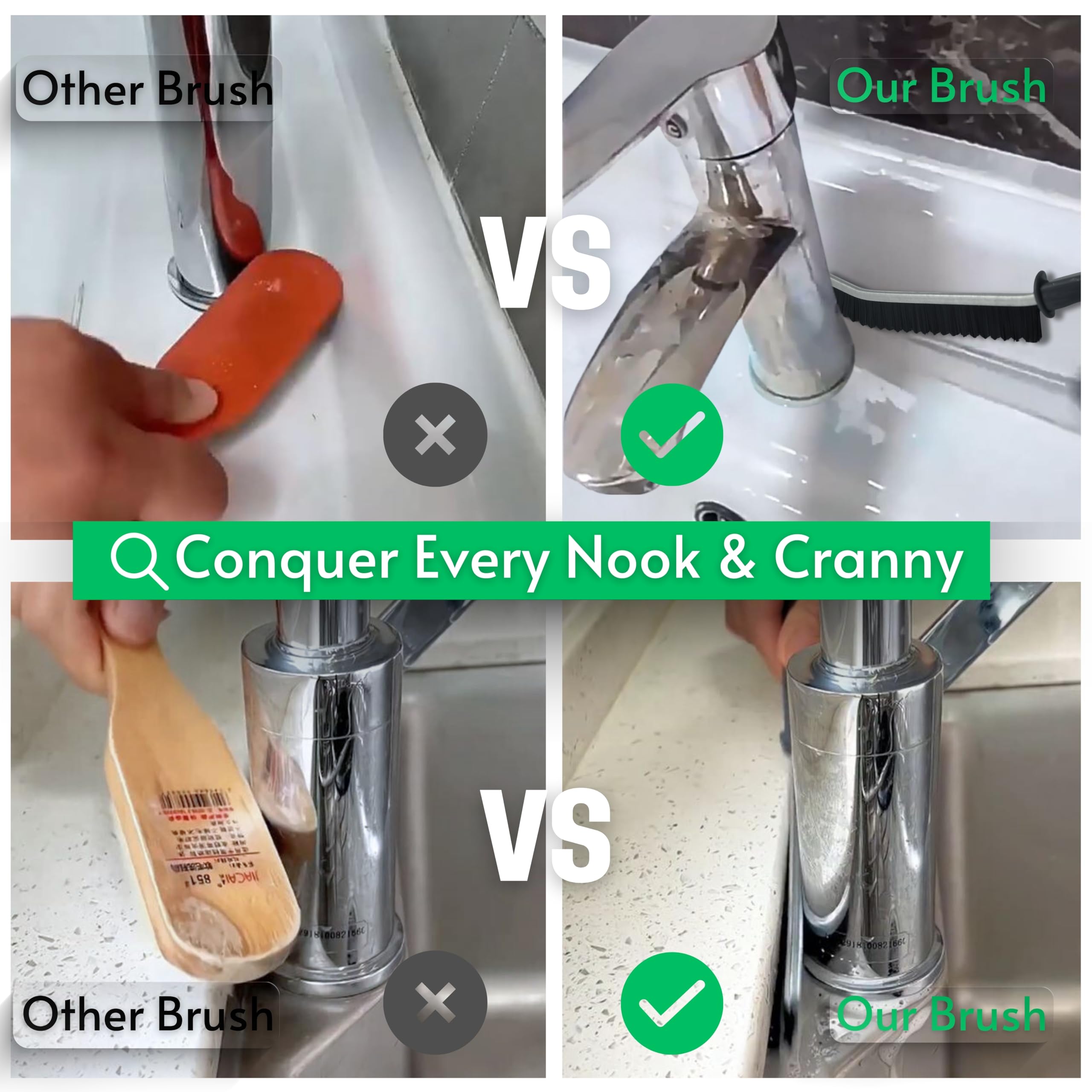 Crevice Cleaning Brushes - Tight Space Cleaning -5
