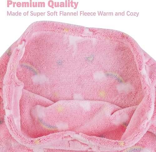 Miniatura 4 de Viviland Manta de cola de sirena para niños, mantas de cola de sirena que brillan en la oscuridad, manta de sirena de franela, regalos para niñas,