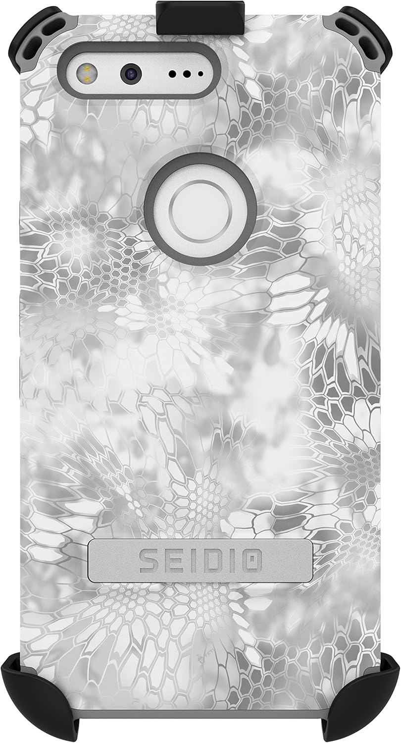 Seidio Dilex Kryptek Case with Kickstand and Holster Combo for Google Pixel - Yeti