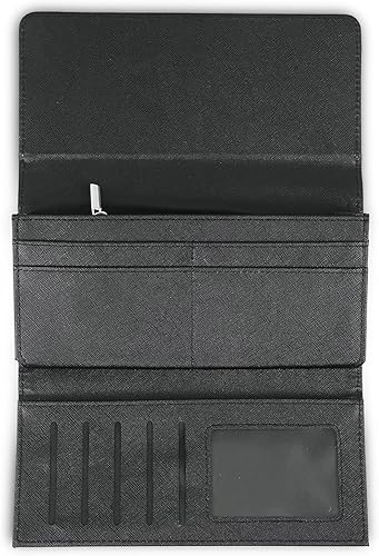 Miniatura 5 de RNK Shops Sugar Skulls & Flowers Cartera de cuero sintético para mujer (personalizada)