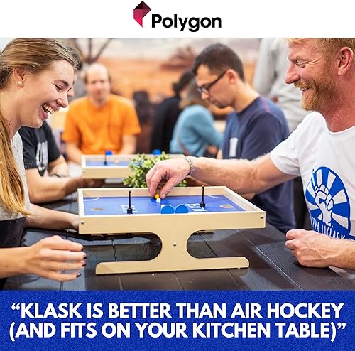 Miniatura 6 de KLASK El juego de habilidad de fiesta galardonado magnético para niños y adultos de todas las edades eso es mitad futbolín hockey medio aire