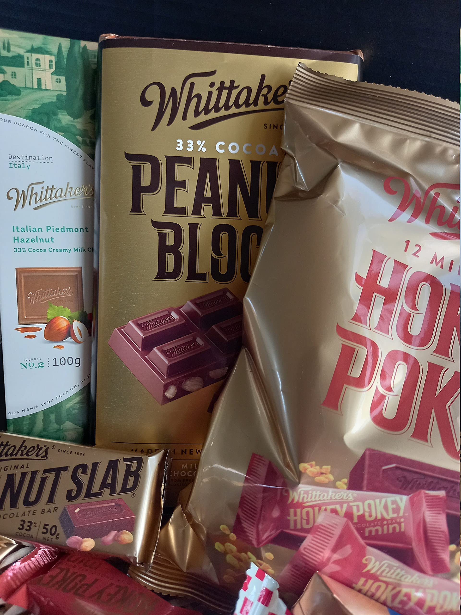 KiwiGrub Whittaker's Favourite Chocolate New Zealand Gift Basket (21