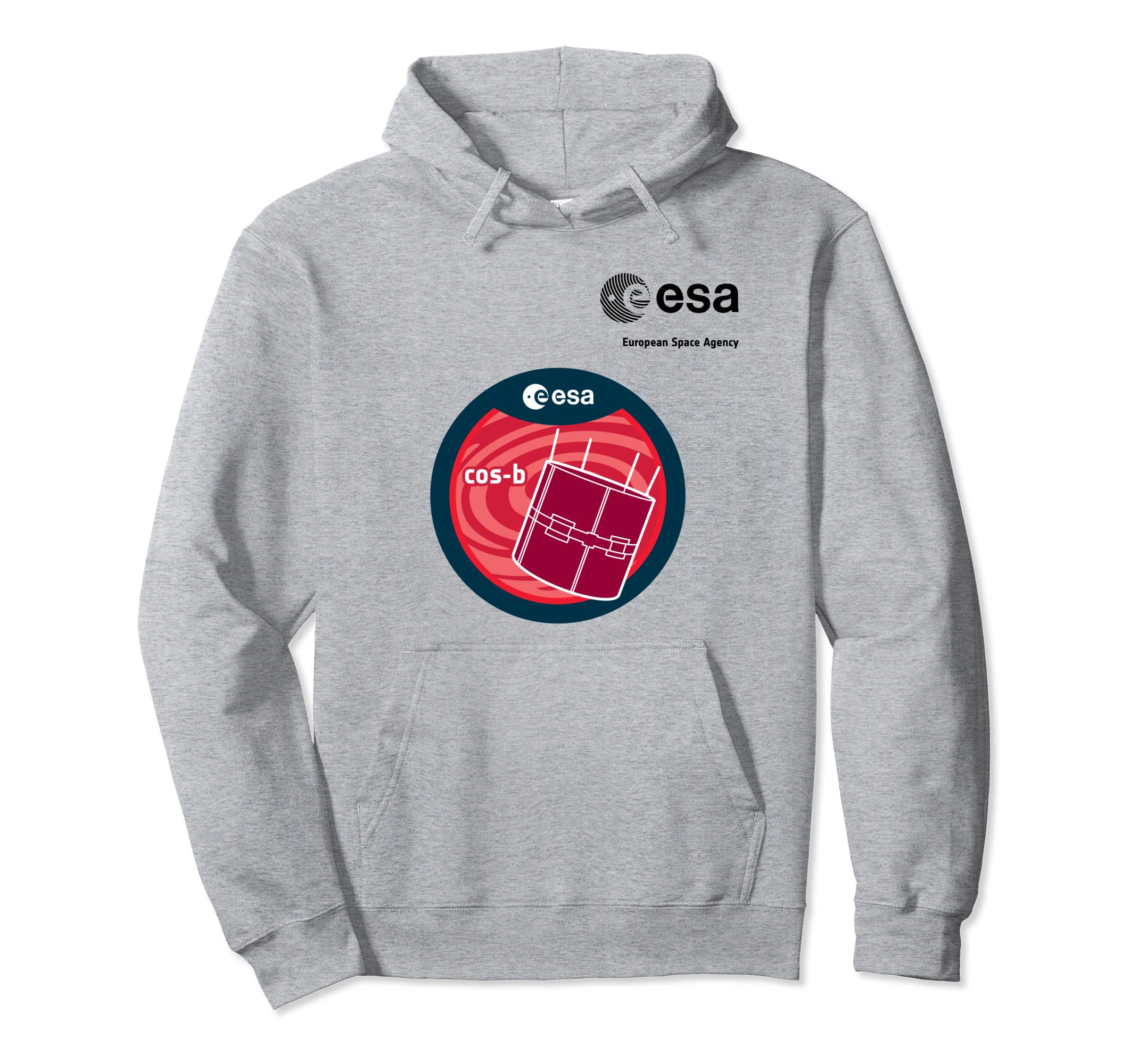 ESA European Space Agency Mission Cos-B Patch Pullover Hoodie