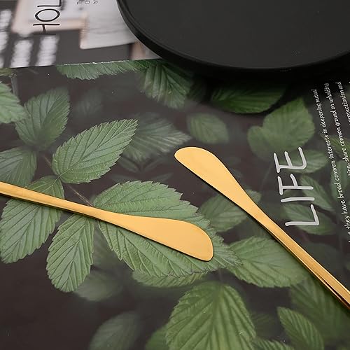 Miniatura 6 de Cuchillo esparcidor de 6 piezas, esparcidores de acero inoxidable para cocina, cuchillos esparcidores de queso, cuchillo de postre para aperitivo,