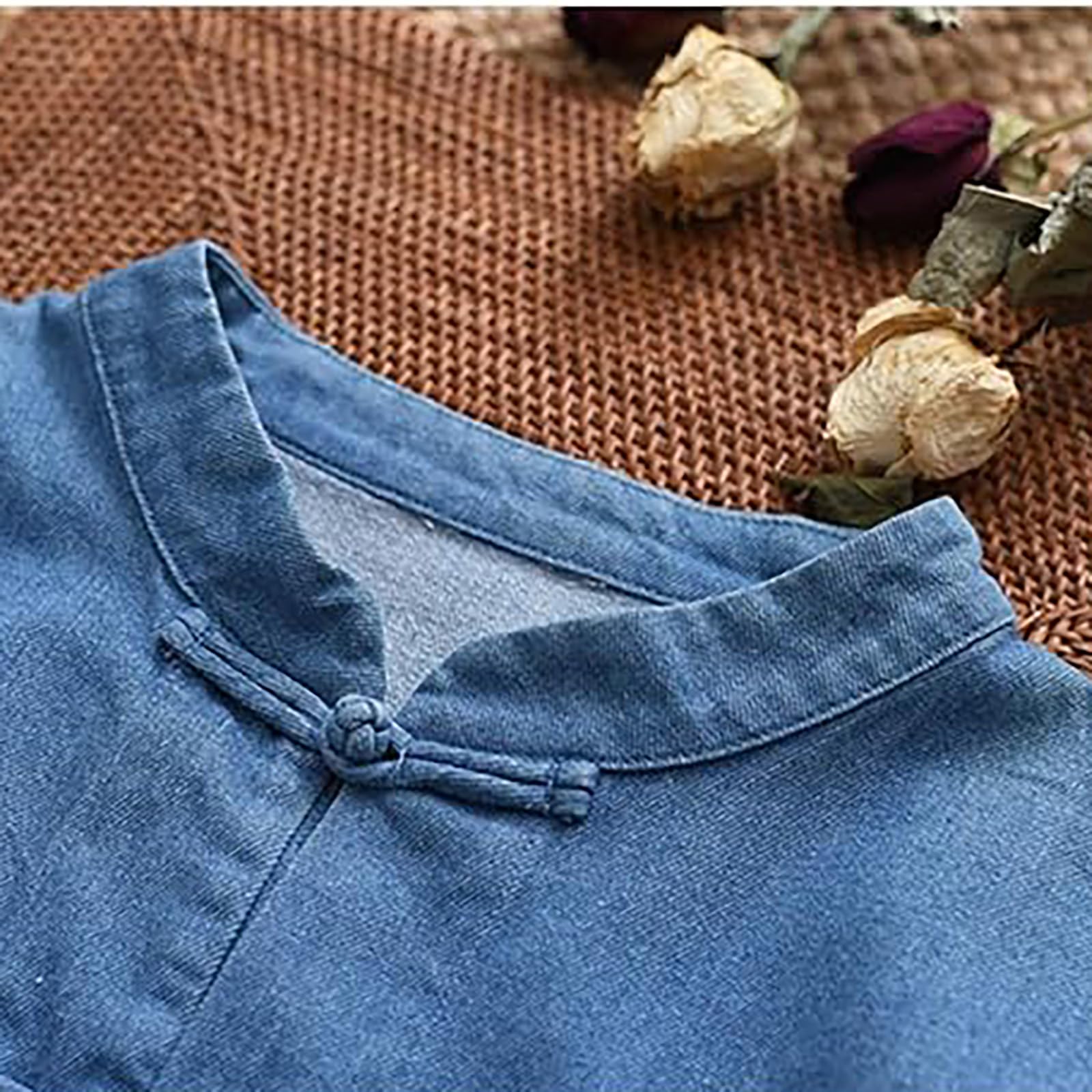LZJN Giacca di jeans da donna manica lunga classica rana bottoni allentati Oversize Jean giacca cappotto