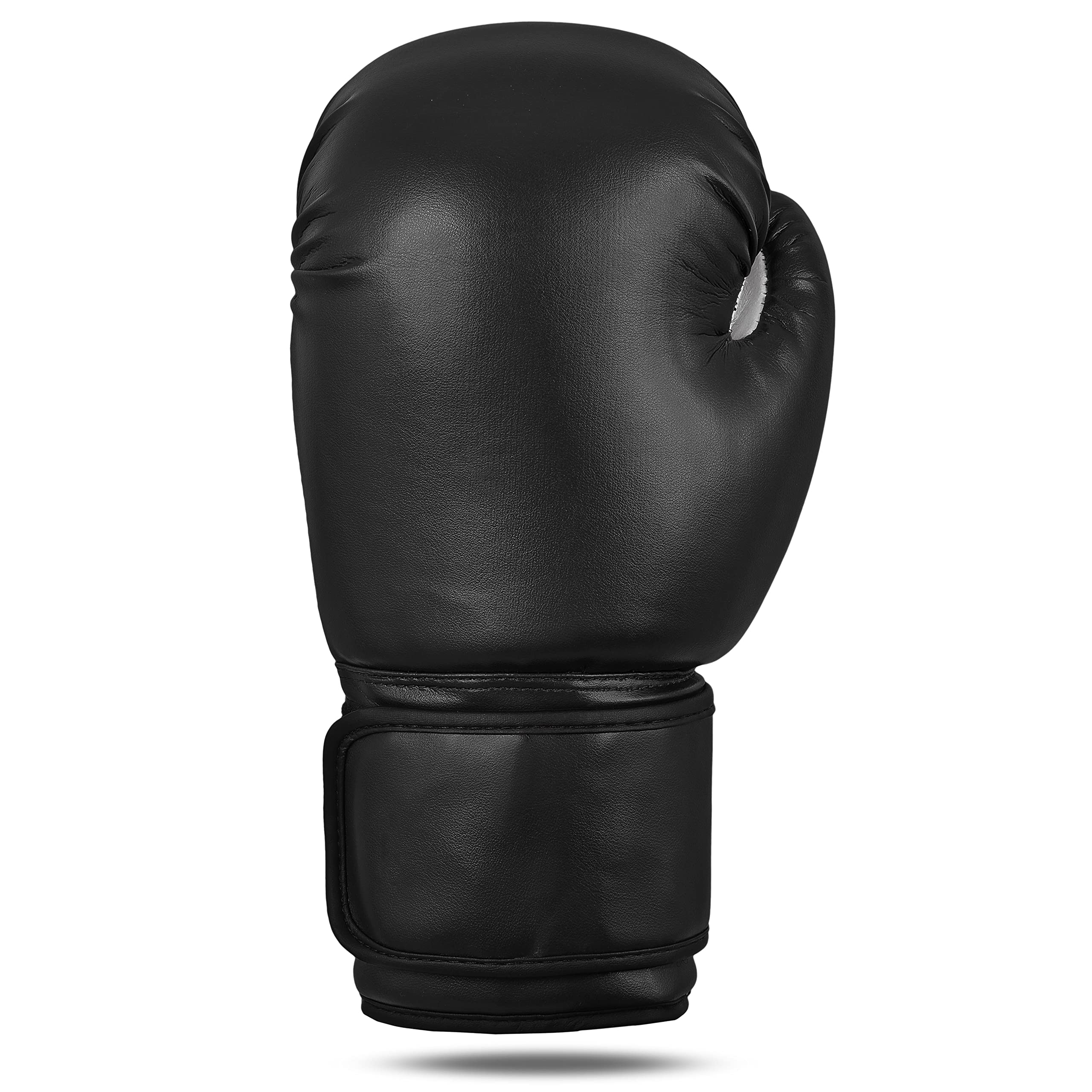Boxhandschuhe, schwarz/weiß, Leder, TOP-Modell