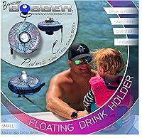 Vista 2 de Soporte inflable flotante para bebidas para piscina, flotadores de barra para bebidas para adultos para sostener latas de cerveza, taza o botella