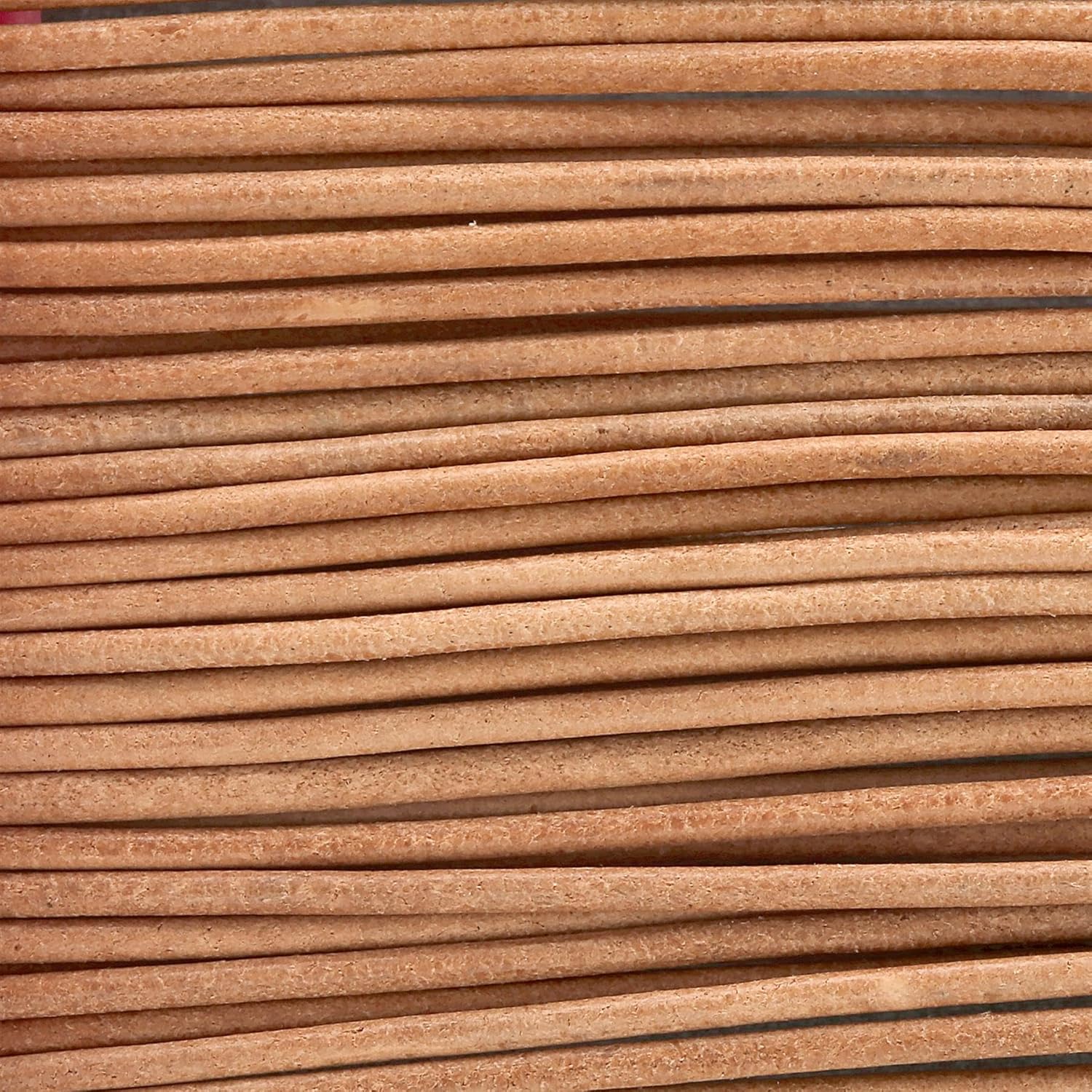 The Beadsmith Greek Leather Cord – Natural Color – 1.5mm Spool – 50 Meters/164 Feet – Leather Thong Ideal for Braiding, Beading, Necklaces, Fine Lacing, Hair Accessories & DIY Jewelry Making